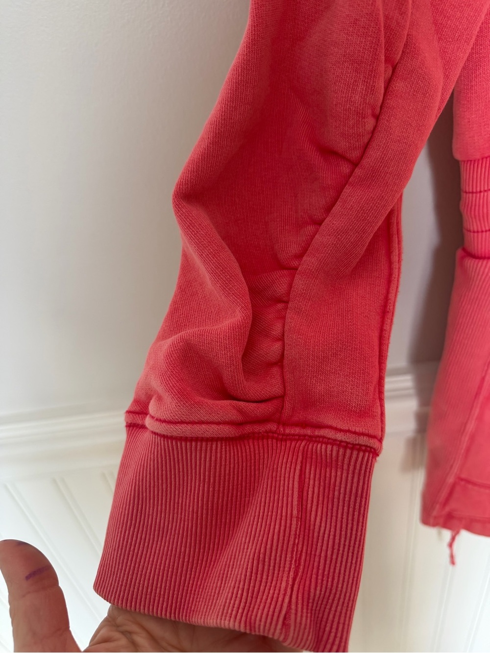 FP Movement by Free People Coral Pink Drawstring  Intercept Romper / NWT - Picture 9 of 12
